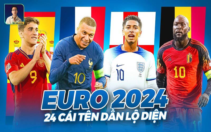 EURO 2024 tại Đức sắp diễn ra